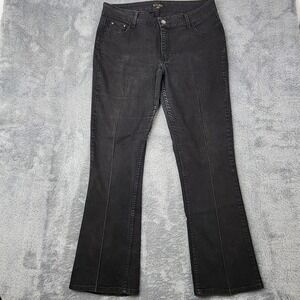 Riders by Lee Jeans Womens 18 M Black Bootcut High Rise Stretch 130G470